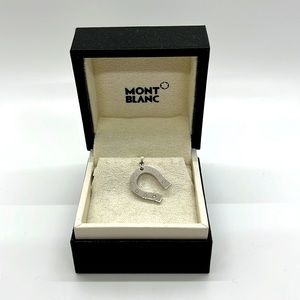NWT Mont Blanc charm horse shoe with diamond
